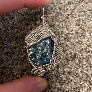 Hand wrapped pendant